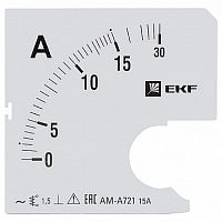 Шкала сменная для A721 15/5А-1,5 |  код. s-a721-15 |  EKF
